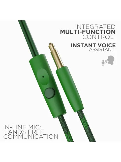 Bassheads 100 | Wired Earphone with 10mm Dynamic Driver, Hawk Inspired Design, Made in India, Super Extra Bass