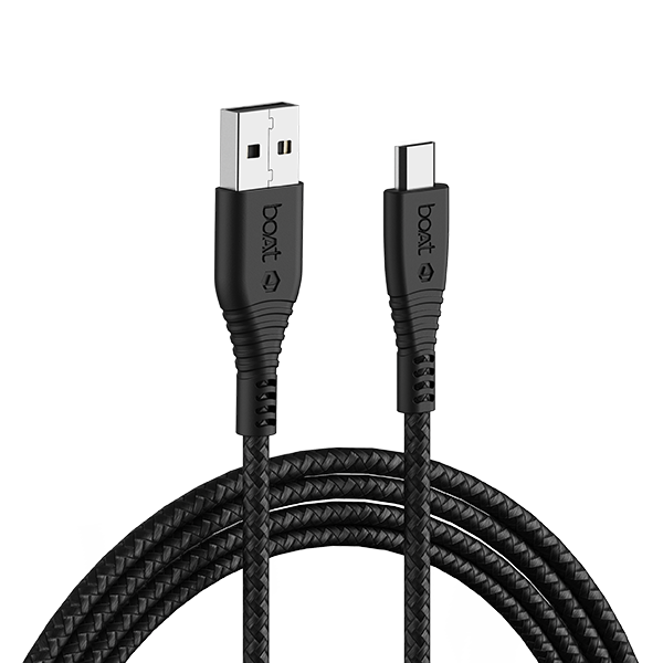 boAt Micro USB 55 Premium Braided Charging 1.5M Tangle Free Cable