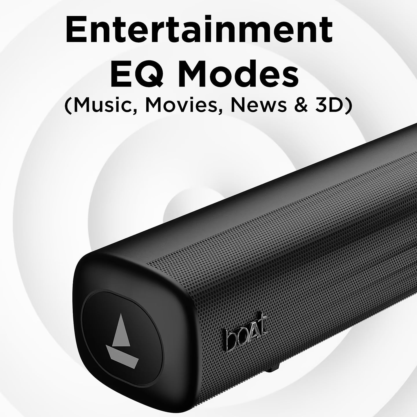 boAt Aavante Bar Aroha | Bluetooth Soundbar with Wired Subwoofer, 100W RMS Sound, 2.1 channel, Multiple EQ Modes, Bluetooth v5.3, USB, AUX, HDMI (ARC)