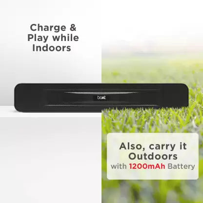 boAt Aavante Bar 500 | Home Theatre Sound bar with 4.5 Hours Playtime, 10W Sound, Bluetooth V5.0, Dual EQ Modes