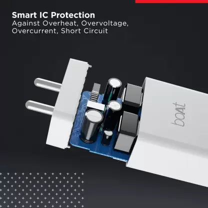 boAt 18W Dual QC-PD Charger with Type-C cable