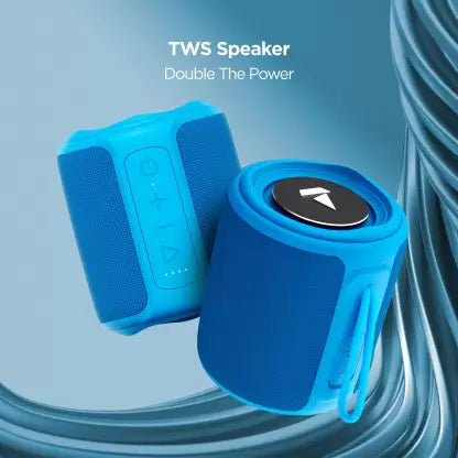 boAt Stone 350 | Wireless Speaker with 10W Stereo Sound, 12 Hours Nonstop Playtime, Lightweight Design, BT, TF Card & AUX Compatible