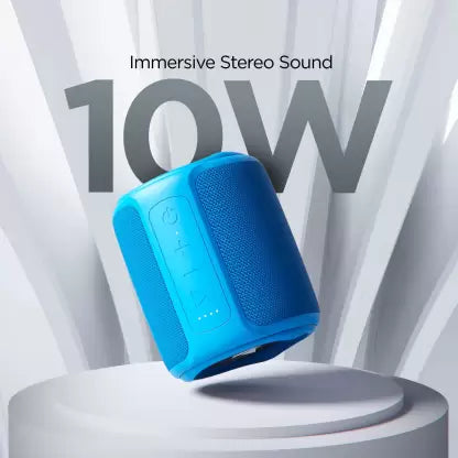 boAt Stone 350 | Wireless Speaker with 10W Stereo Sound, 12 Hours Nonstop Playtime, Lightweight Design, BT, TF Card & AUX Compatible