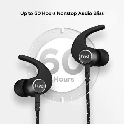 boAt Rockerz 333 Pro | Wireless Earphone with Non-Stop Music Upto 60 Hours, Asap Charge, IPX5 Water Resistance