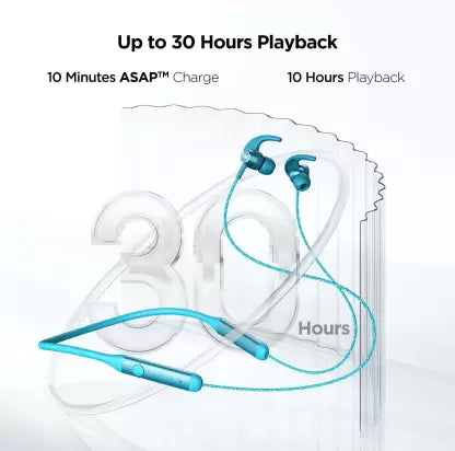 boAt Rockerz 333 | Bluetooth Earphone with Upto 30 Hours Uninterrupted Music, ASAP™ Charging with Dual Pairing