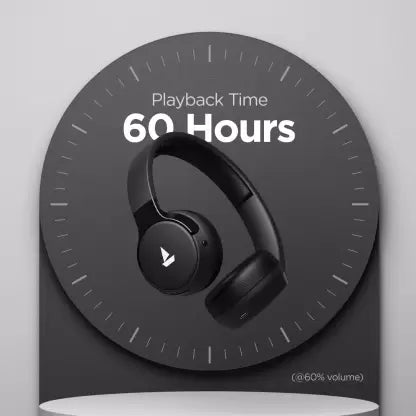 boAt Rockerz 650 | Wireless Headphone with 60 Hours Playback, ASAP charge, boAt Signature Sound, Dual Pairing