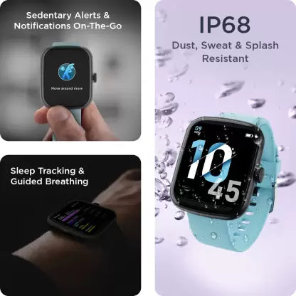 boAt Wave Beat | Best Fitness Tracker Smartwatch with 1.69" (4.29 cm) HD Display, 7 Day Battery Life, 10+ Sports Modes