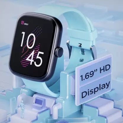 boAt Wave Beat | Best Fitness Tracker Smartwatch with 1.69" (4.29 cm) HD Display, 7 Day Battery Life, 10+ Sports Modes