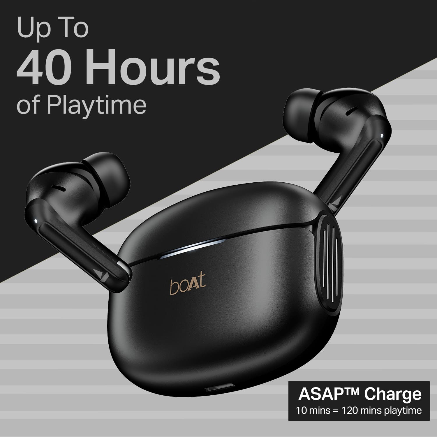 boAt Airdopes 219 | Wireless Earbuds with 40 Hours Playback, BEAST™ Mode & ENx™ Calling