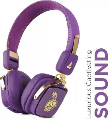 boAt Rockerz 600 KKR Edition | Wireless Headphone with Bluetooth v4.1, 8H Playback, 40mm drivers, 300mAh battery