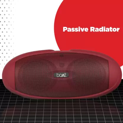 boAt Rugby Plus | Wireless Bluetooth Speaker with 16W Stereo Sound, Type C interface, Up to 7 Hours of Playtime