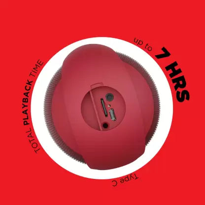 boAt Rugby Plus | Wireless Bluetooth Speaker with 16W Stereo Sound, Type C interface, Up to 7 Hours of Playtime