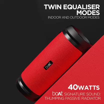 Stone 1500 | Powerful 50w Sound with Thumping Passive Radiators, Up to 15 Hours of Playtime, IPX 6 Water Resistant