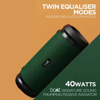 Stone 1500 | Powerful 50w Sound with Thumping Passive Radiators, Up to 15 Hours of Playtime, IPX 6 Water Resistant