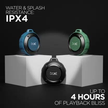 boAt Stone 160 | Mini Portable Speaker with 5W Immersive Sound Experience, Bluetooth V5.0
