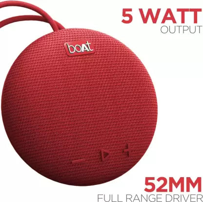 boAt Stone 193 | Portable Bluetooth Speaker with 5W RMS Sound, 4 Hours Playback, Bluetooth v5.0