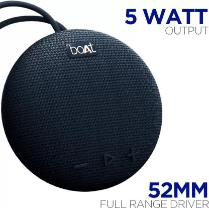 boAt Stone 193 | Portable Bluetooth Speaker with 5W RMS Sound, 4 Hours Playback, Bluetooth v5.0