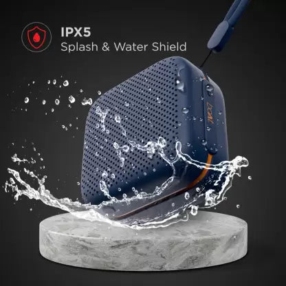 boAt Stone Cuboid | Portable Bluetooth Speaker with 5W Immersive Sound, IPX5 Water Resistant, Multiple Connectivity Modes
