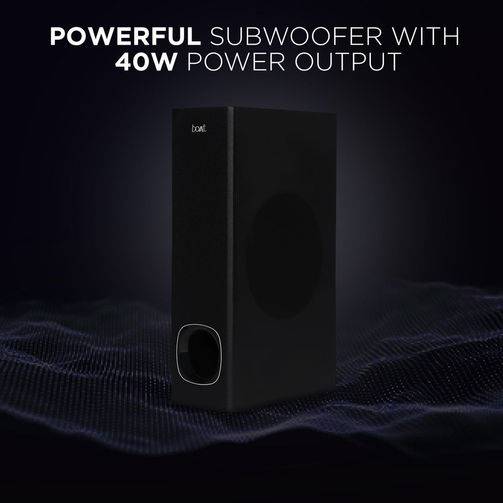 Aavante Bar 1200N | 100W Bluetooth Soundbar Equipped with 2.1 Channel Surround Sound, USB, AUX, HDMI (ARC) & Optical Connectivity Modes