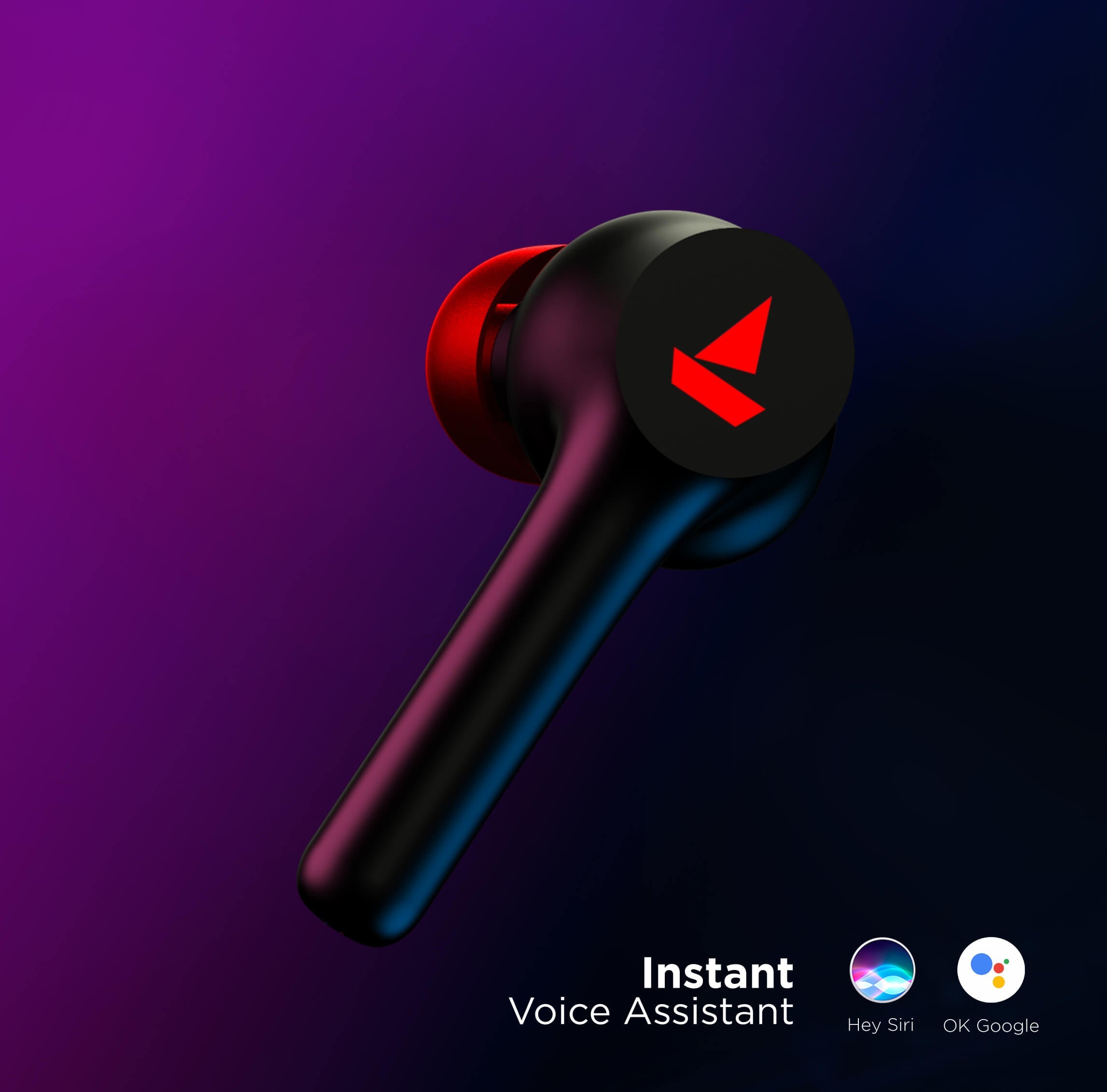 boAt Airdopes 281 | TWS Wireless Earbuds with 6mm Drivers, Bluetooth V5.0, 14 Hours Nonstop Music, 420mAh Charging Case